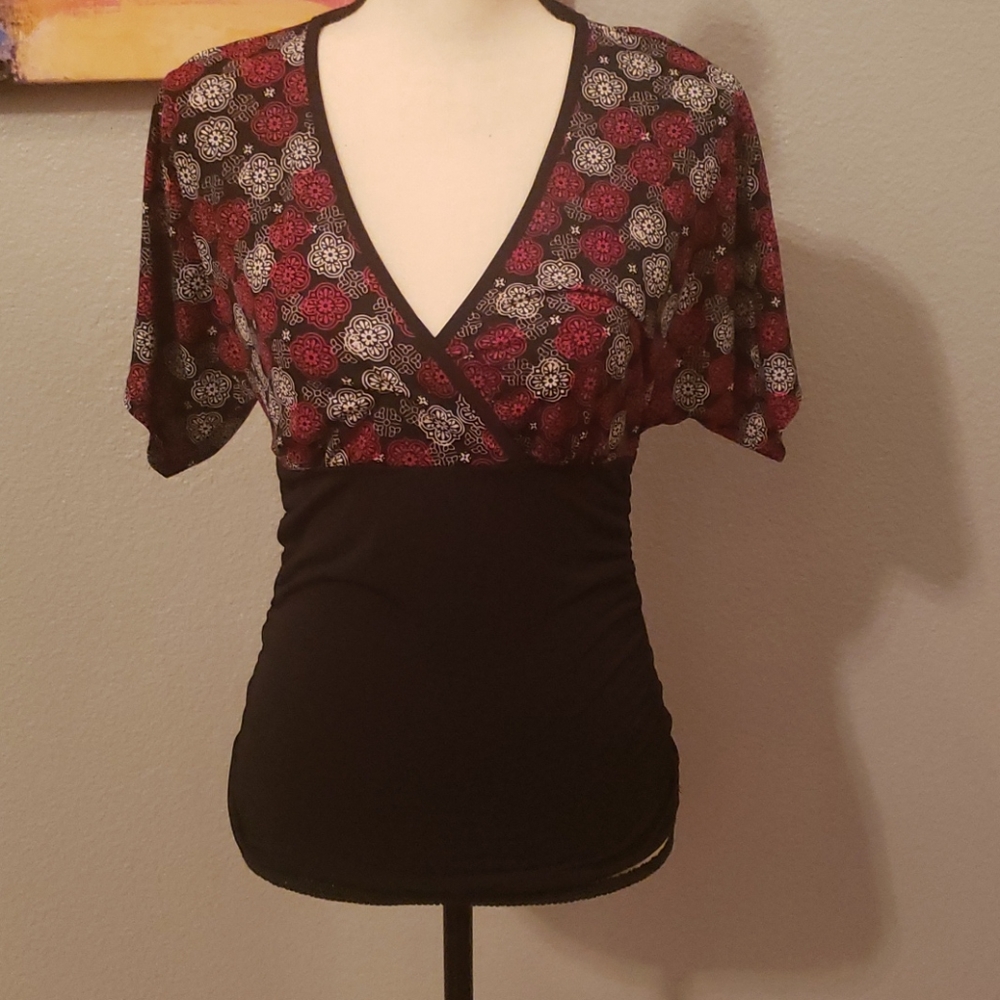 Julie's closet high waisted faux Wrap top